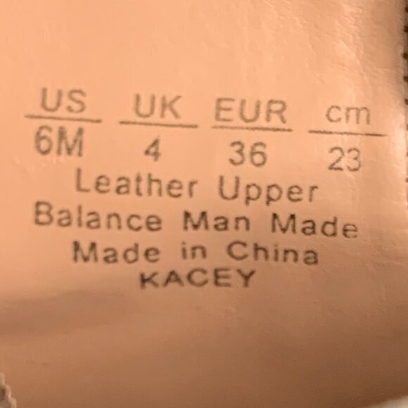 New w/o Box Franco Sarto Kacey Leather Ankle Boot Strap Accent Sz 6M Brown 119B - Picture 8 of 10